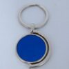 Crescent Blue Rotating Keychain