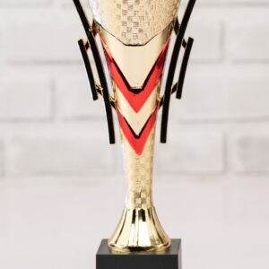 Prestige Gold & Crimson V-Series Trophy