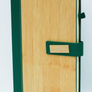 Eco-Chic Bamboo & Leather Notebook