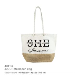 JSB-14 JUCO Tote Beach Bag