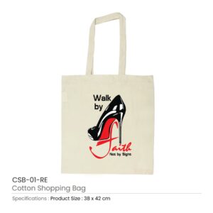CSB-01-RE Cotton Shopping Bag