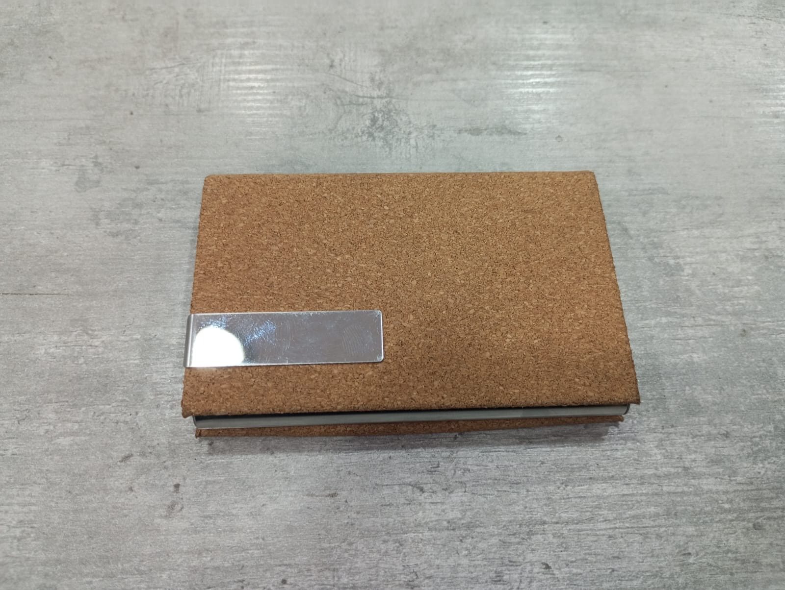Eco-Friendly Cork Business Card Holder