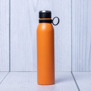 1-Litre (1000ml) Vibrant Matte Orange Insulated Bottle