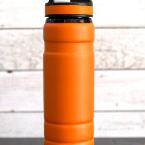 vibrant orange insulated water