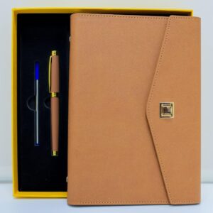 Premium Leather Journal & Pen Gift Set