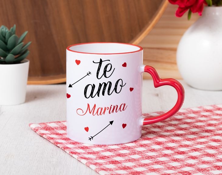 Personalized "Te Amo" Romantic Mug