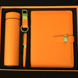 Premium Orange Executive Gift Set