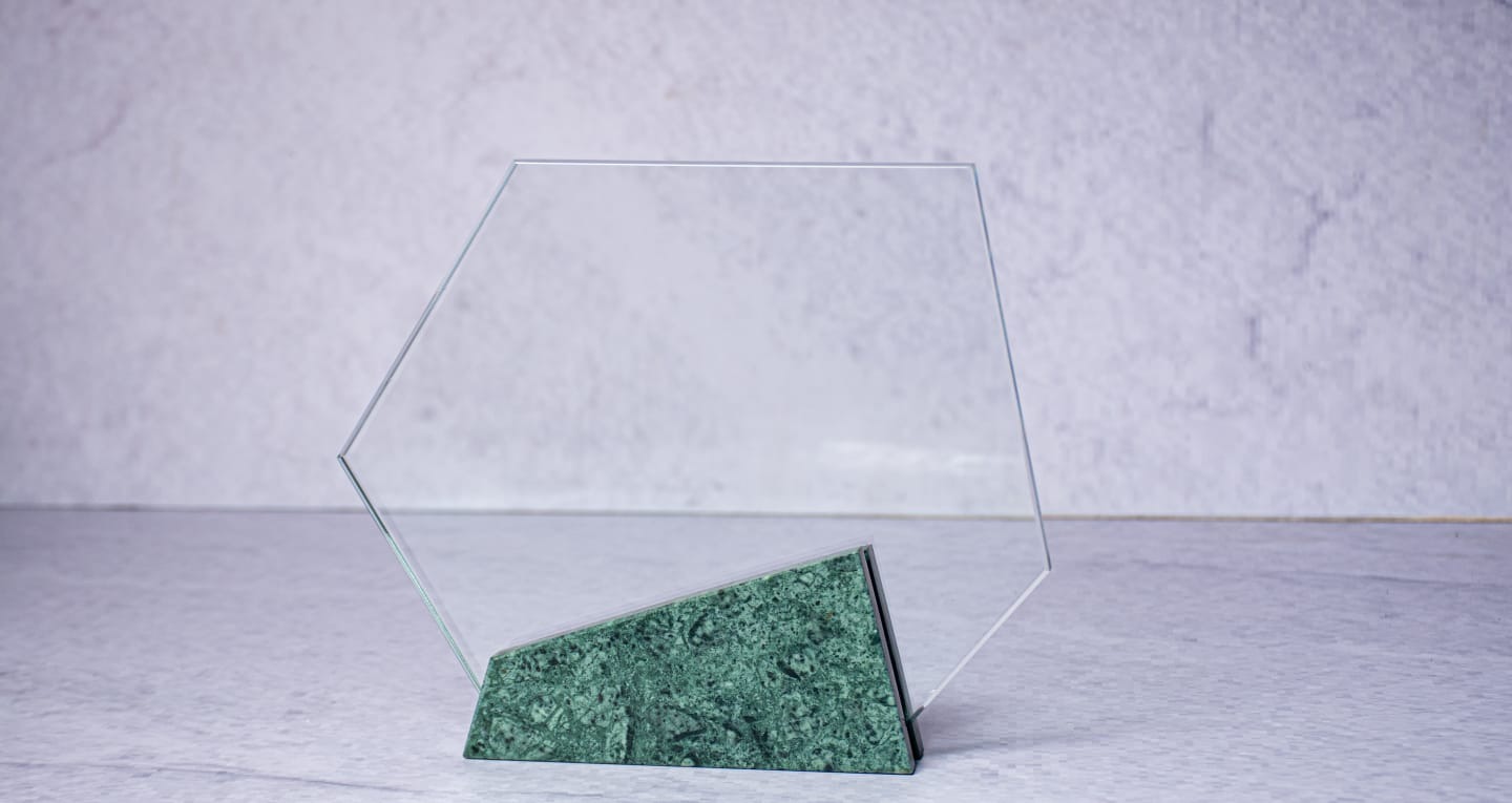 Emerald Peak Glass Award
