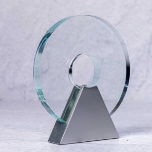 Modern Circular Glass Achievement Award