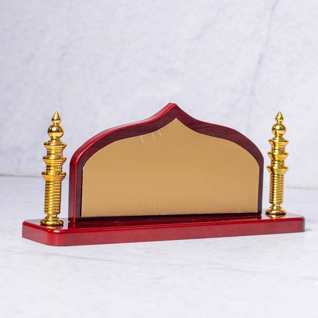 Wooden Desk Name Plate