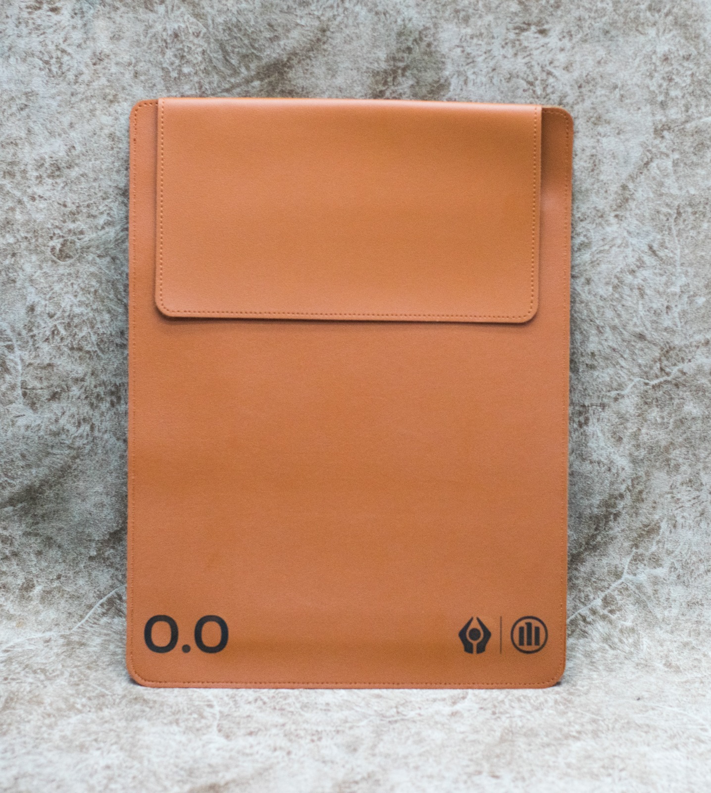 Premium Tan Leather Laptop Sleeve