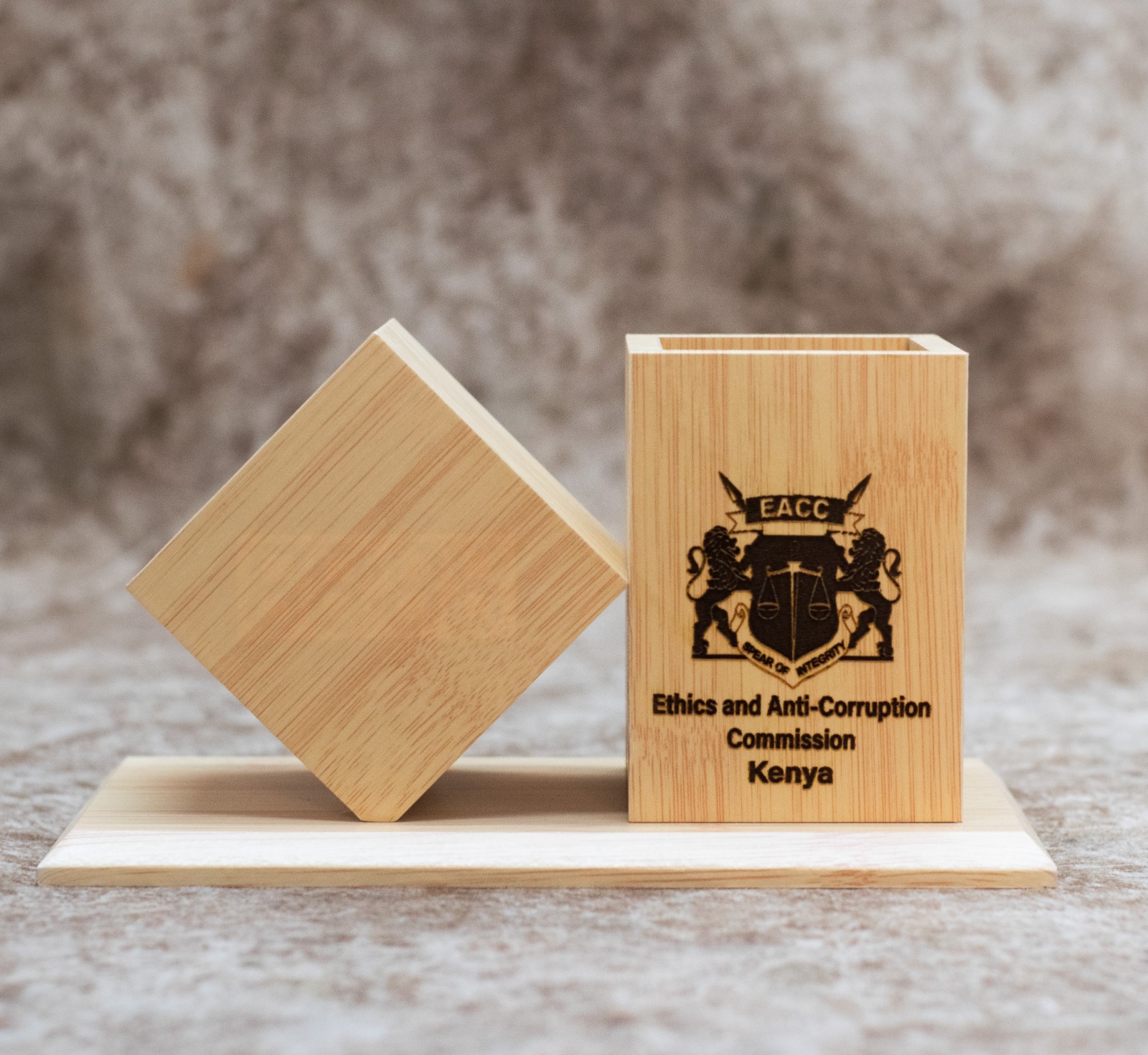 Premium Bamboo Desk Set