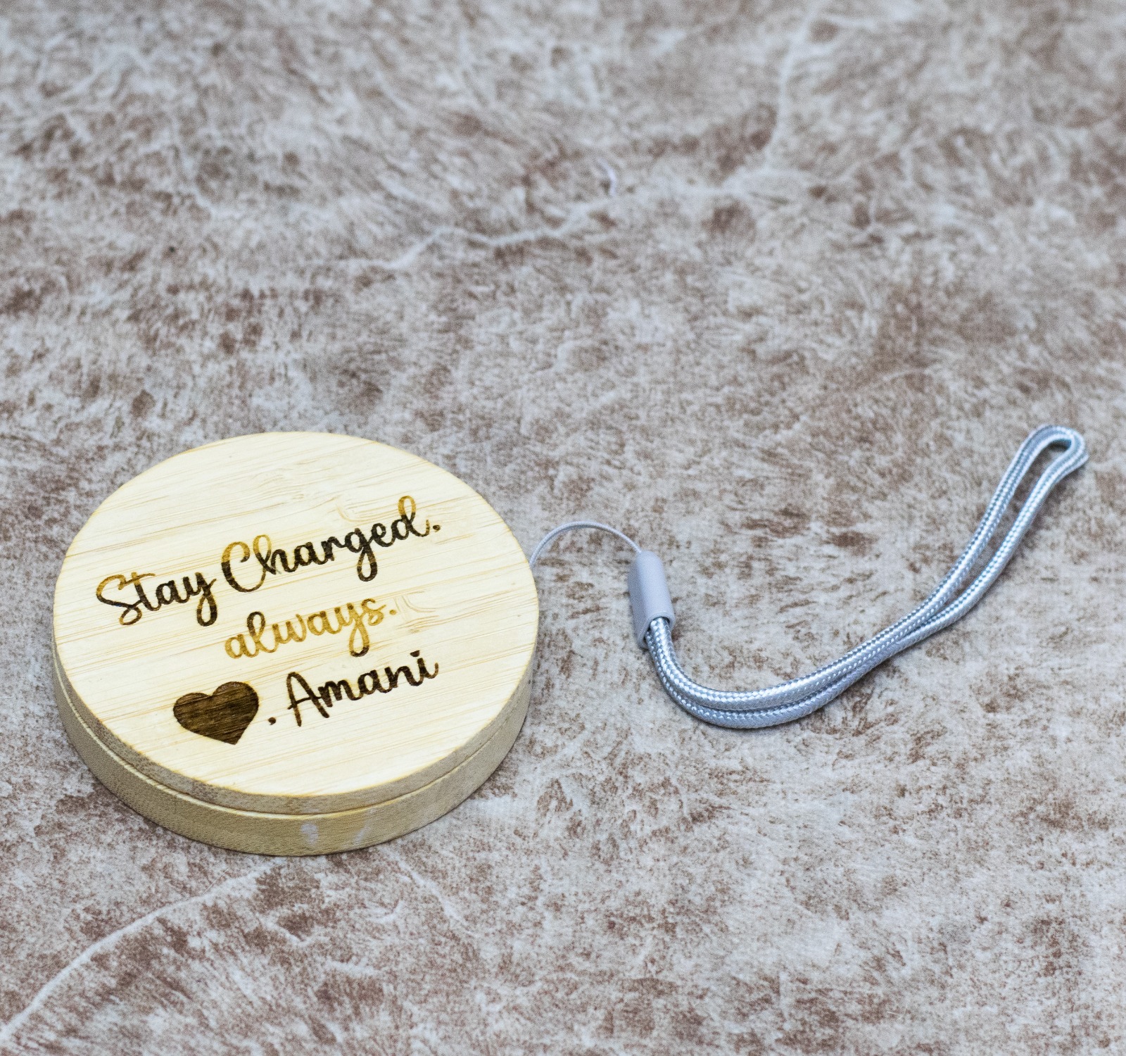 Personalized Bamboo Multi-Cable Kit