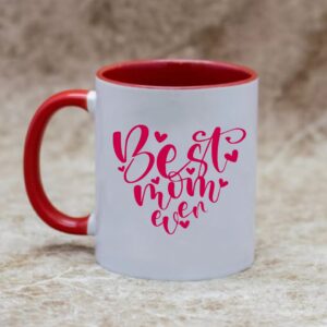 Best Mom Ever Two-tone Ceramic Coffee Mug