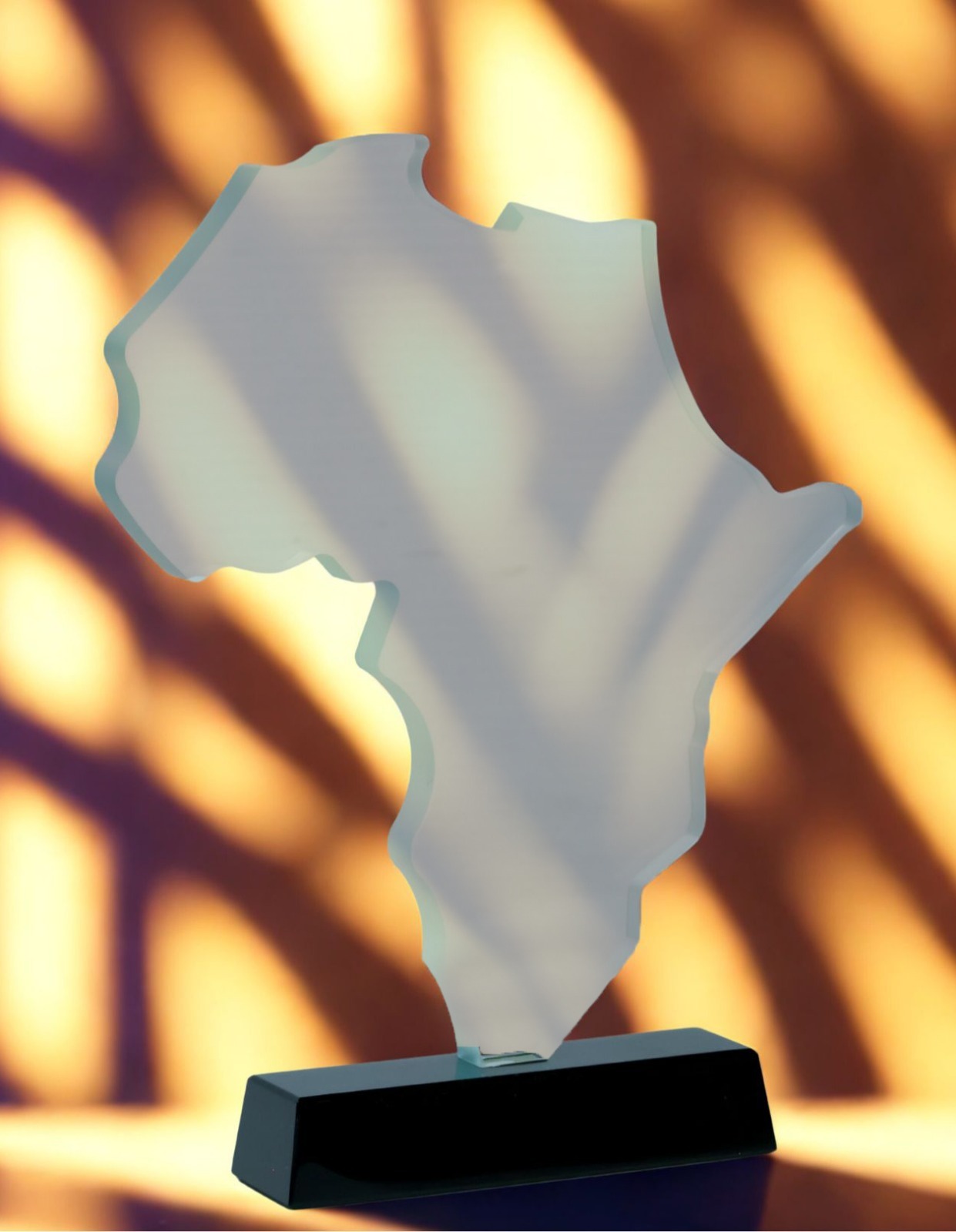 Premium Crystal Africa Award Trophy