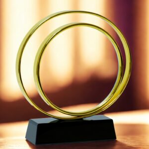 Golden Double Ring Trophy