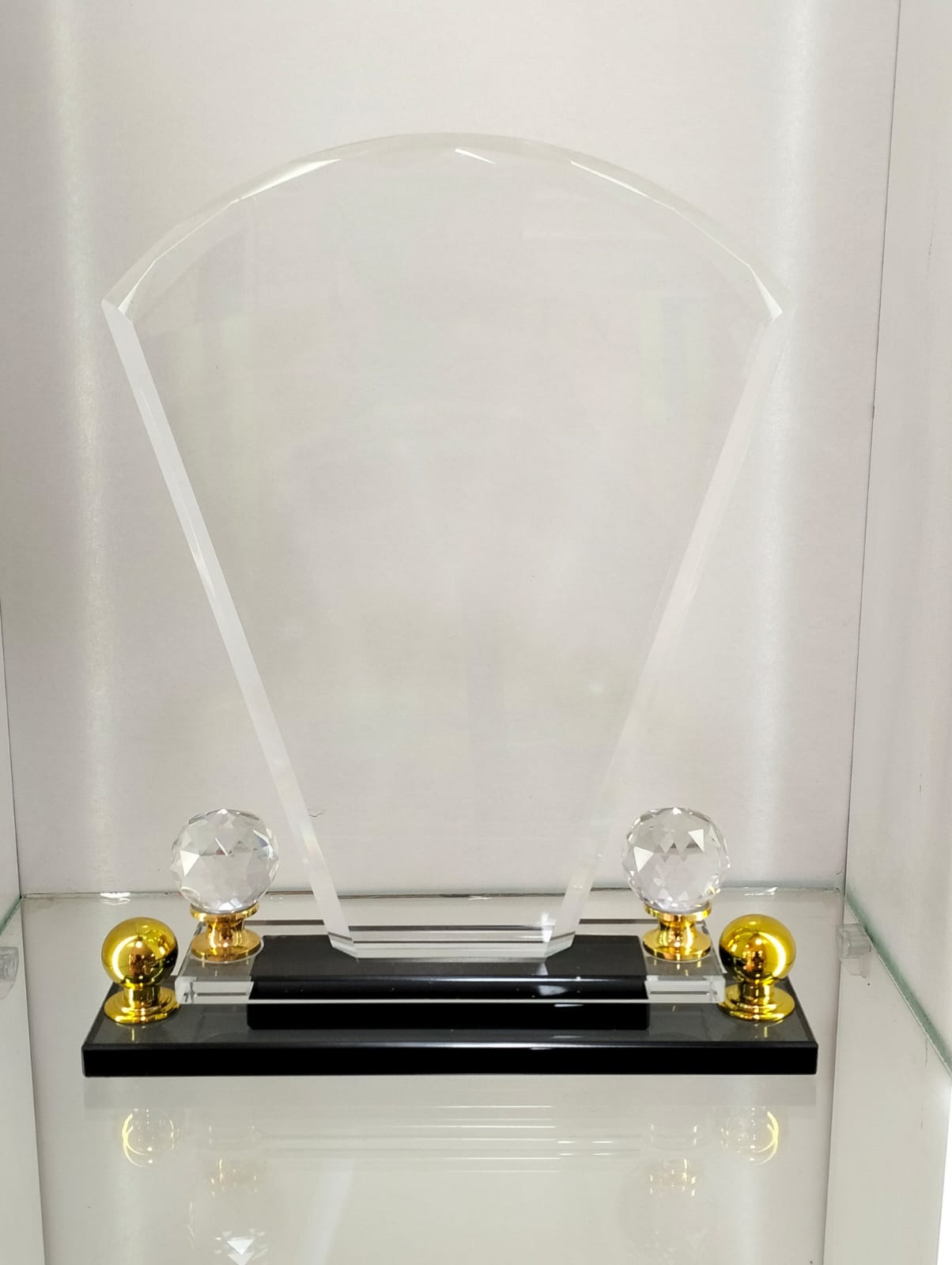 Premium Crystal Arch Trophy