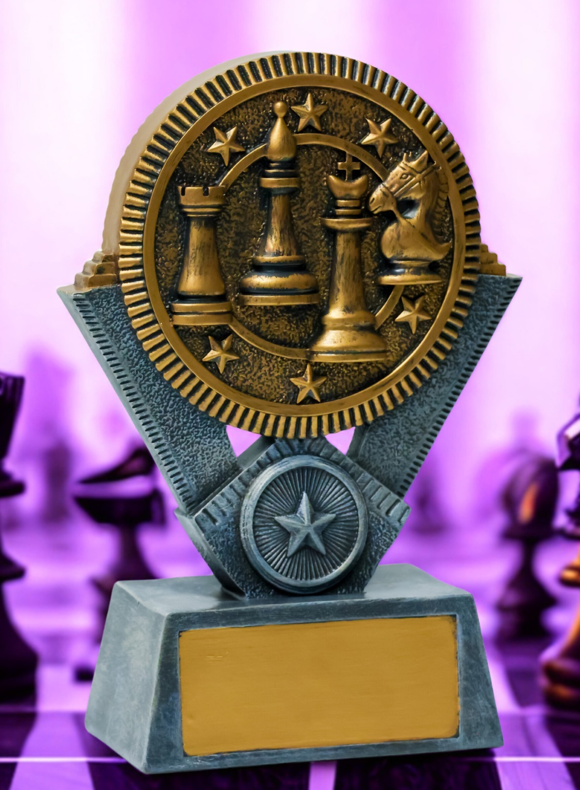 Premium Chess Achievement Trophy.