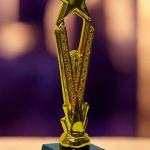 Premium Gold Star Excellence Trophy