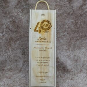Custom Engraved Wooden Gift Box