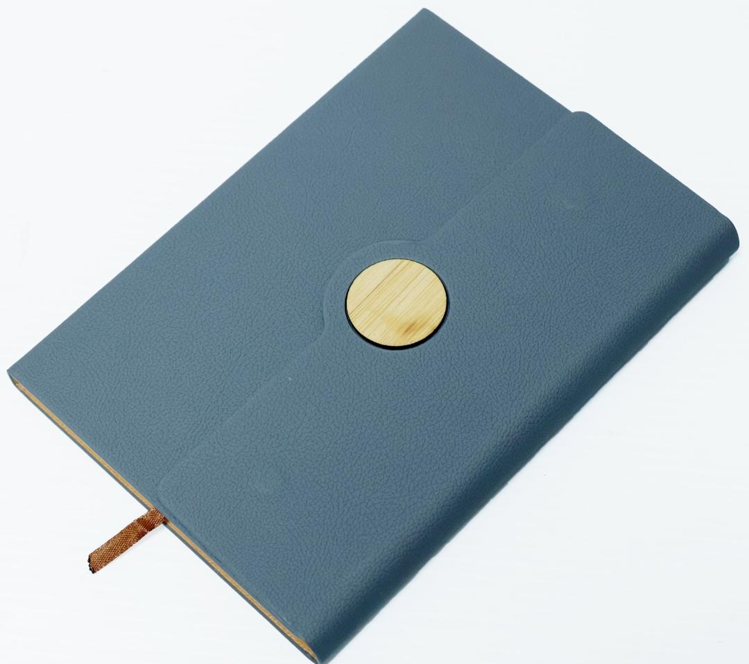 A5 Corporate Executive Notebook with Magnetic Bamboo Clasp