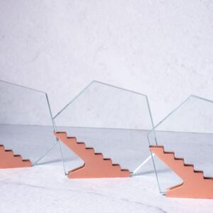 Hexagonal Crystal Trophy Award