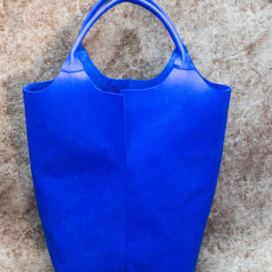 The Signature Royal Blue Pure Leather Handbag