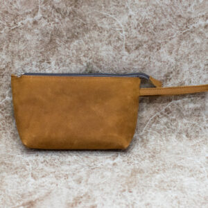 Premium Suede Cosmetic And Toiletry Bag