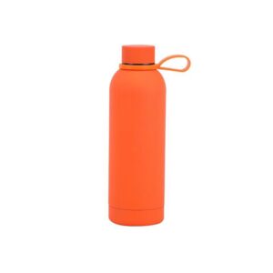 Vibrant Matte Orange 500ml Insulated Water Bottle