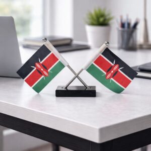 Kenya Table Flag Set