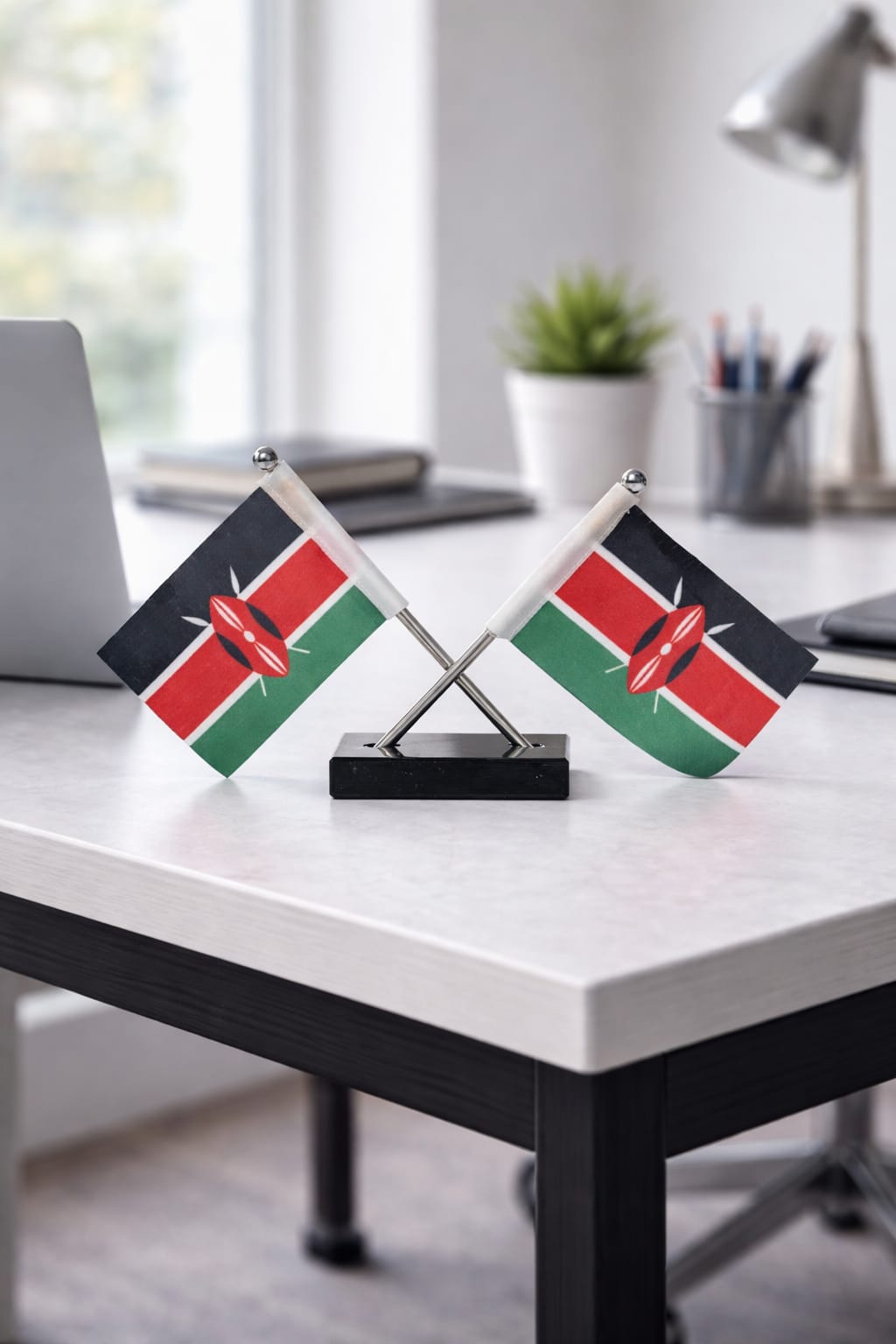 Kenya Table Flag Set