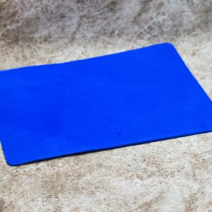 Premium Royal Blue Leather Laptop Mat