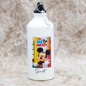 Custom-printed Mickey Mouse Water Bottle