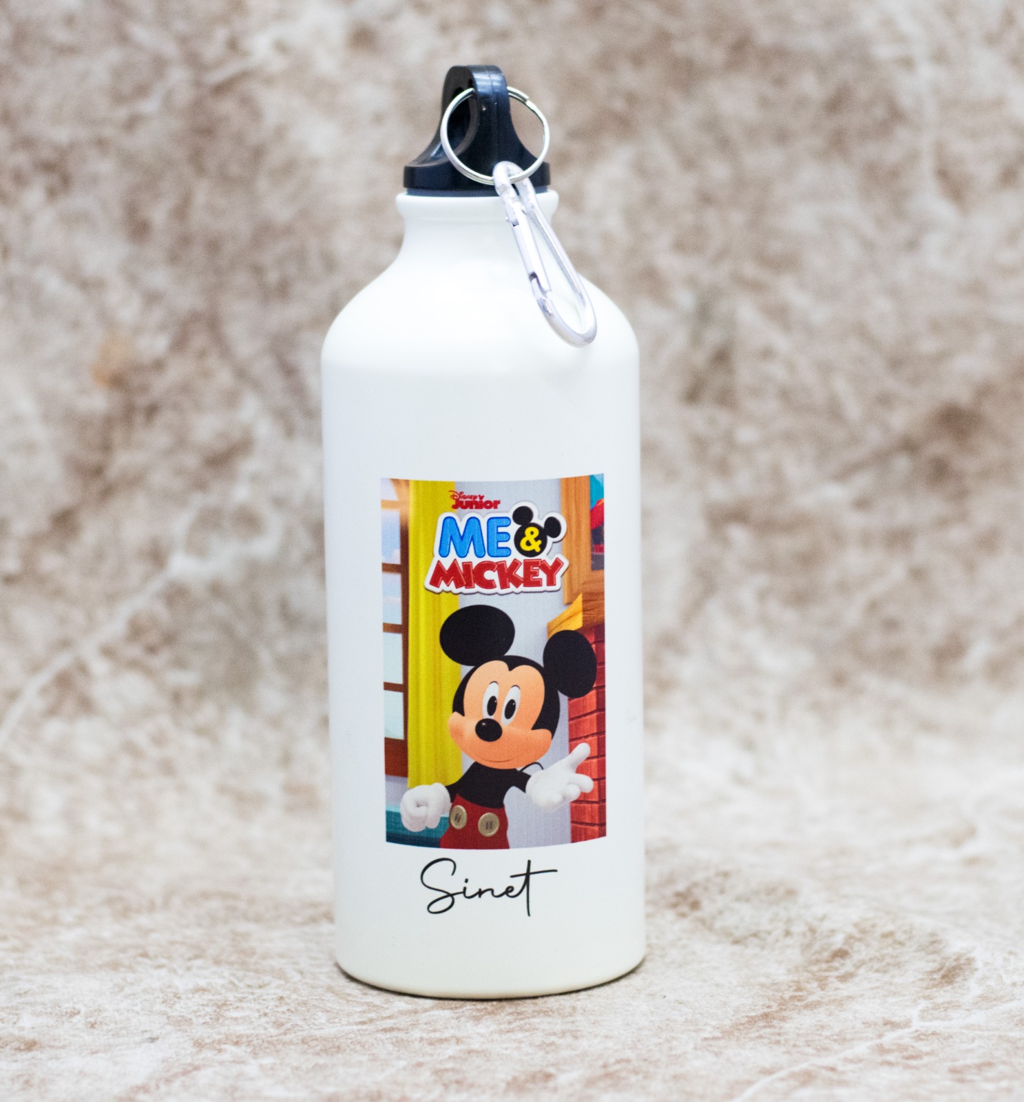 Custom-printed Mickey Mouse Water Bottle