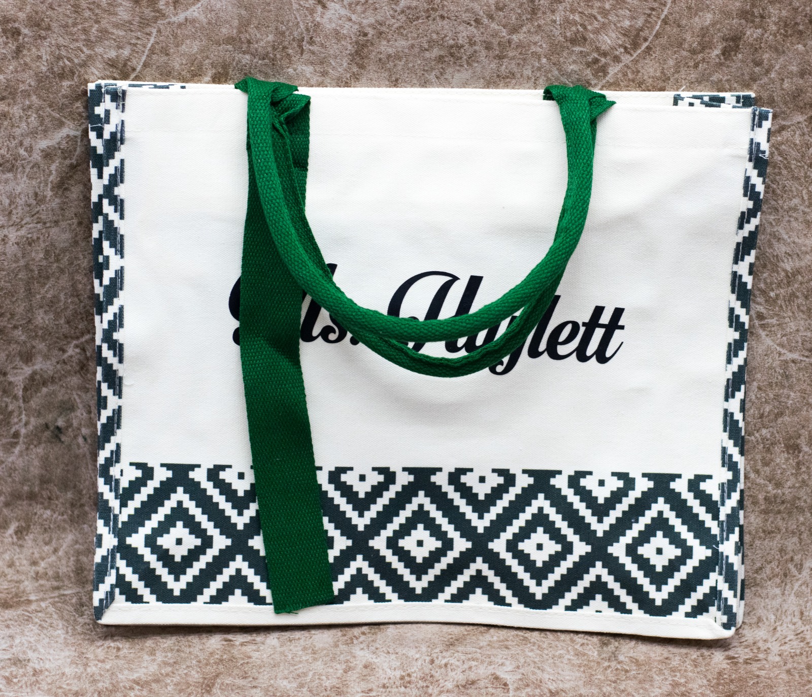 Signature Pattern Tote Bag
