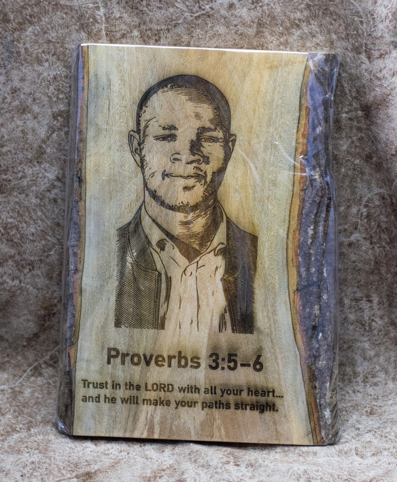Custom Wood-burned Portraits