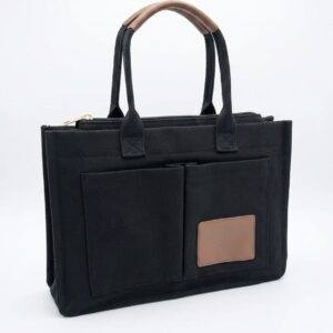 Canvas Laptop Tote Bag