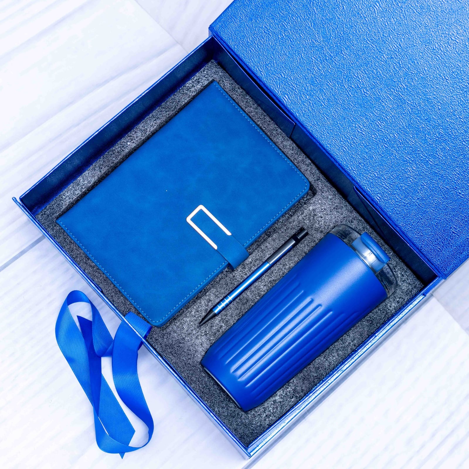 Premium Blue Corporate Gift Set