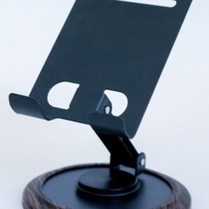 ErgoSwivel 360-Degree Wood-Base Phone and Tablet Stand