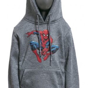 Kids' Charcoal Grey Spider-Man Graphic Hoodie