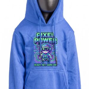 Pixel Power Kids' Gaming Hoodie