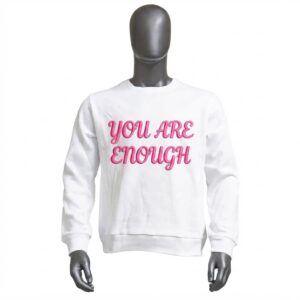 New Hot Pink Embroidered Sweatshirt