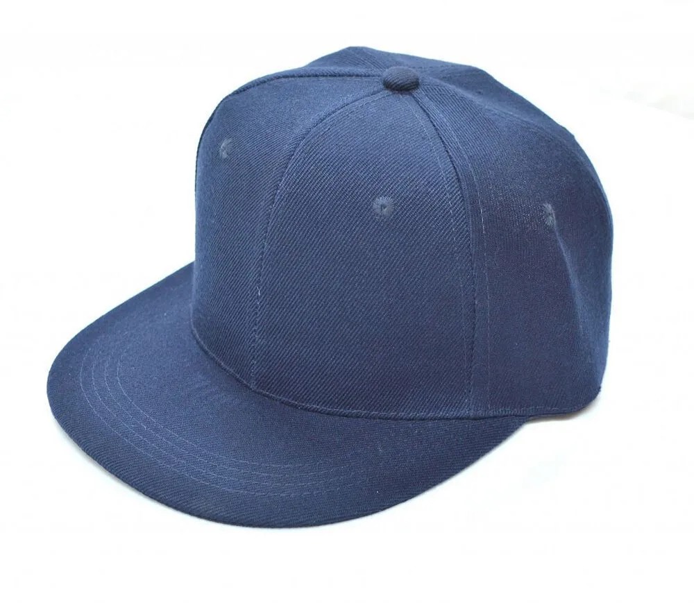 Classic Navy Blue Snapback Cap
