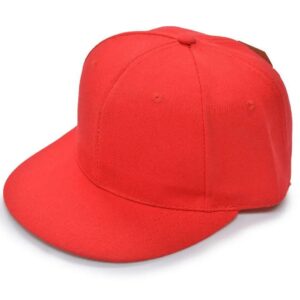 Vibrant Red Snapback Hat