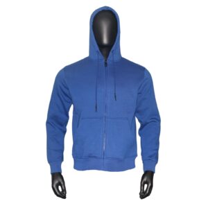 Blue Full-Zip Fleece Hoodie