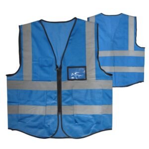 Reflective Safety Vest with Pockets & Custom Logo | Safety Workwear