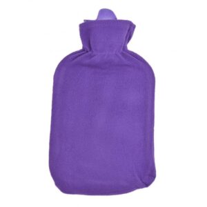 Cozy Purple Fleece Hot Water Bottle