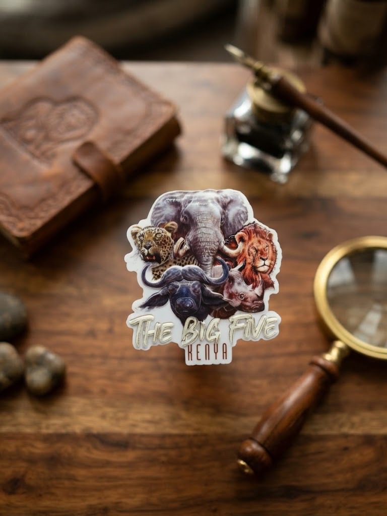 The Big Five Kenya" Fridge Magnet