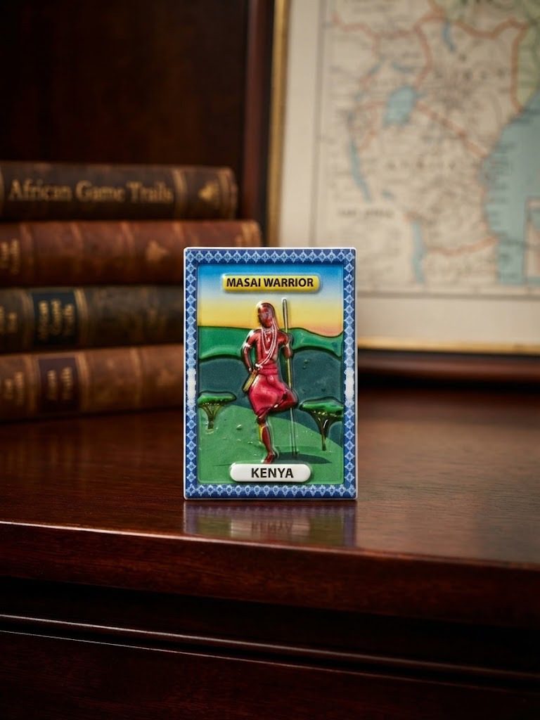 Maasai Warrior Souvenir Magnet