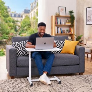 Adjustable Rolling Laptop Table